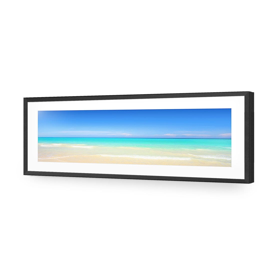 Paradise Beach (long) - wallart-australia - Acrylic Glass With Border