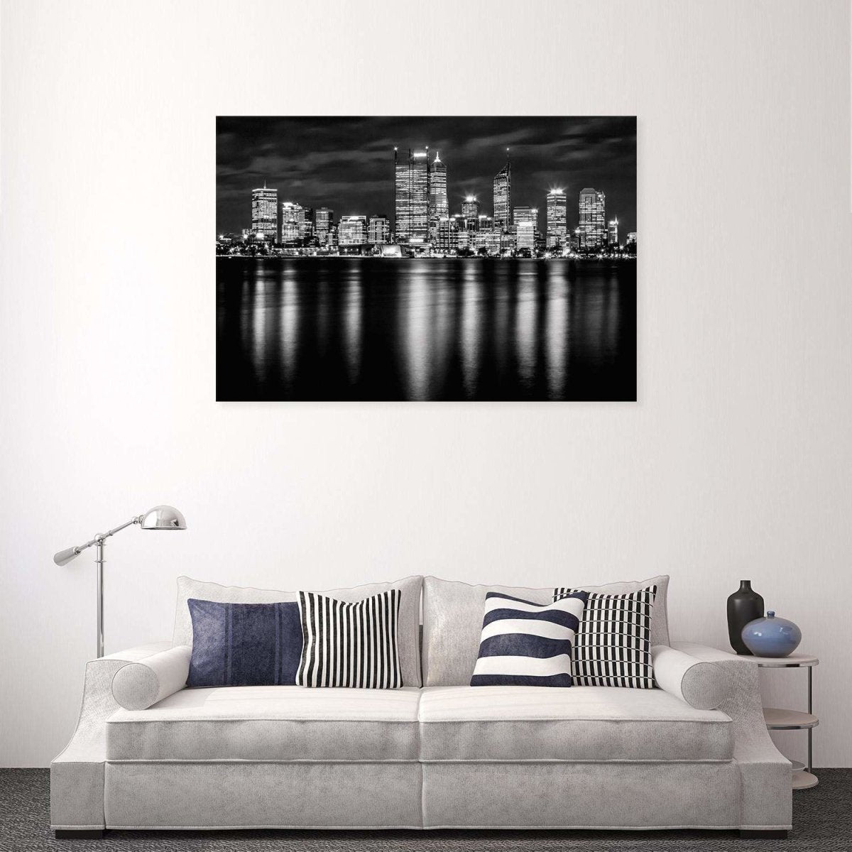 Perth Skyline 2 WA, By Stuart Millen - wallart-australia - Canvas