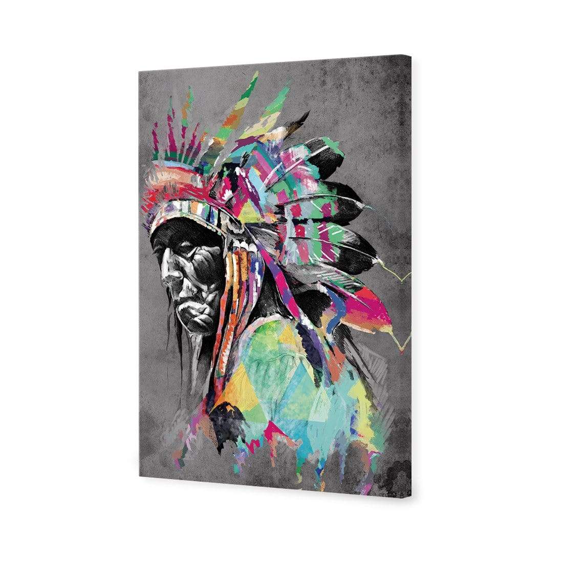 Rainbow Chief Left - wallart-australia - Canvas