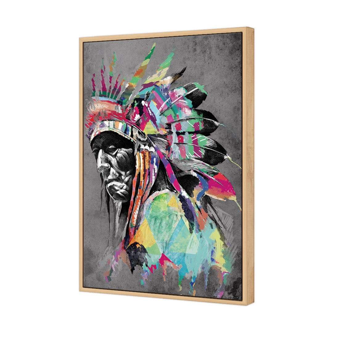 Rainbow Chief Left - wallart-australia - Canvas
