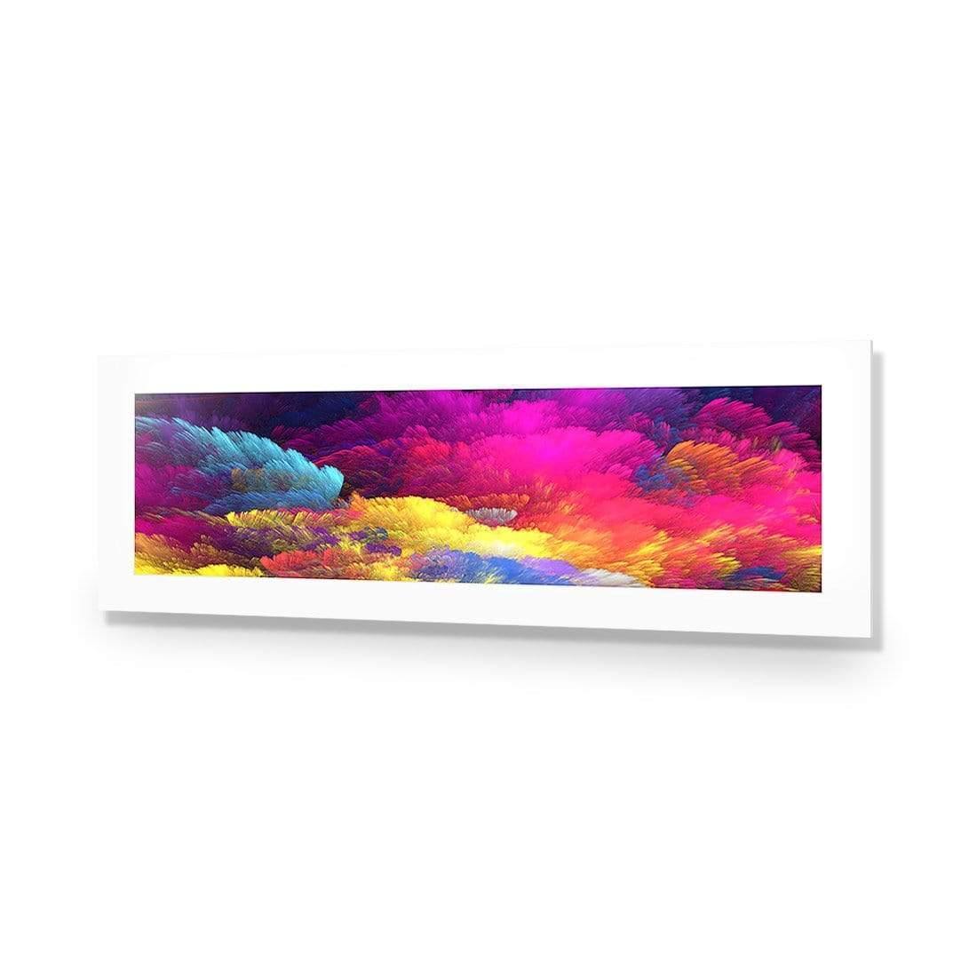 Rainbow Clouds (long) - wallart-australia - Acrylic Glass With Border