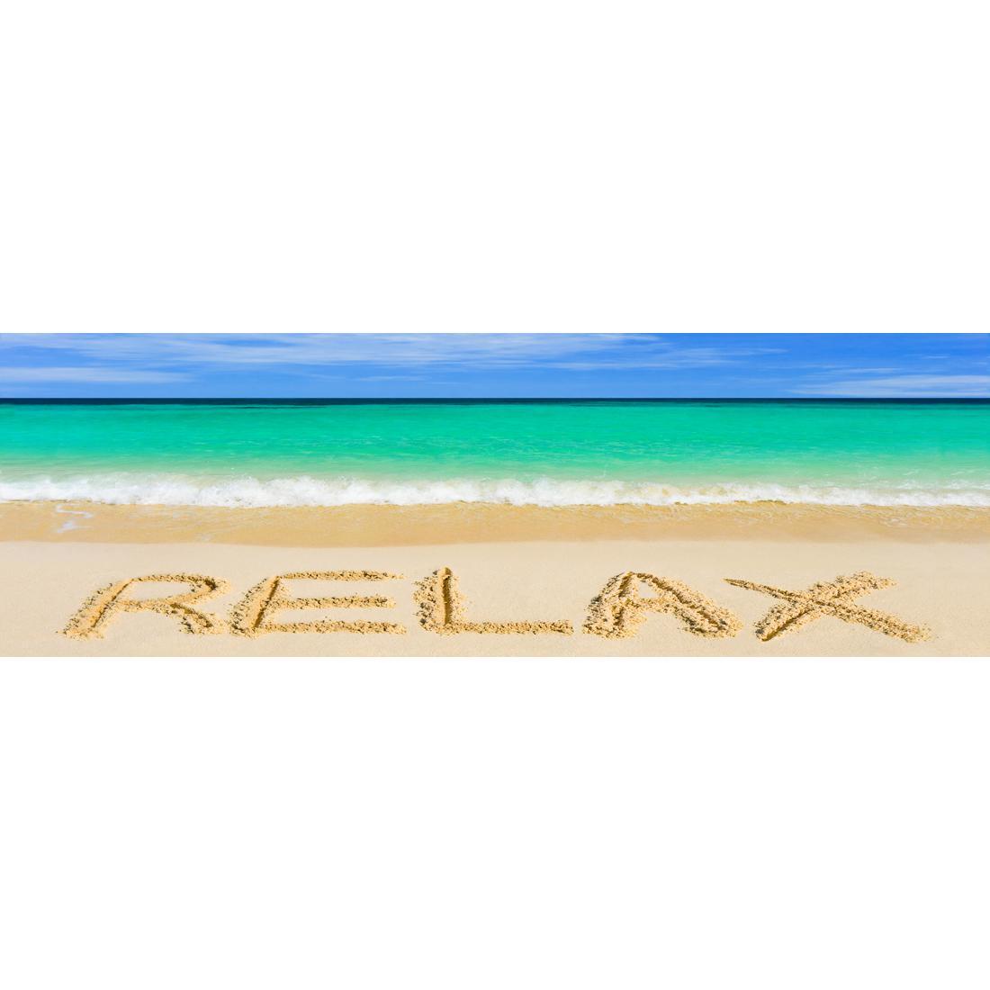 Relax on Beach (long) - wallart-australia - Canvas