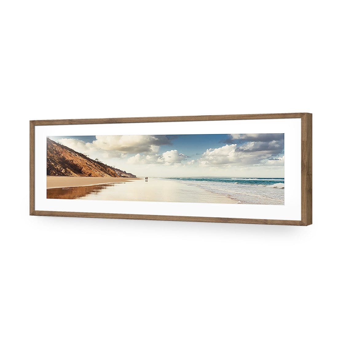 Romantic Beach (long) - wallart-australia - Acrylic Glass With Border