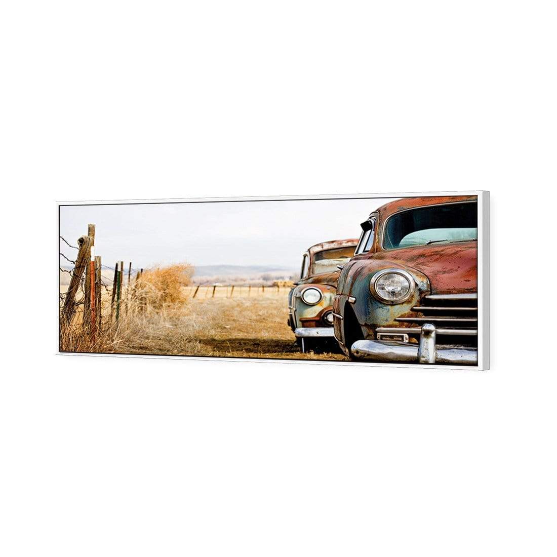 Rusty Cars, Original (Long) - wallart-australia - Acrylic Glass No Border