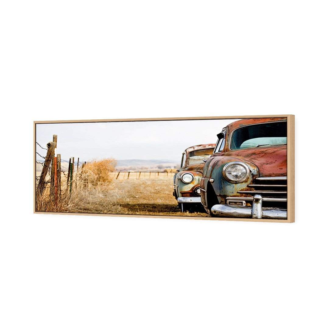 Rusty Cars, Original (Long) - wallart-australia - Acrylic Glass No Border