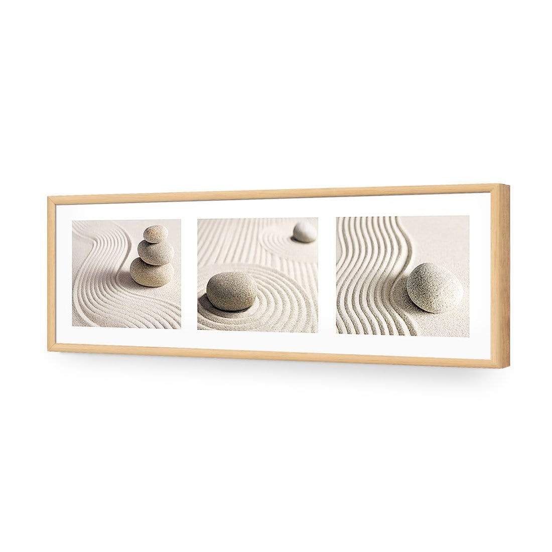 Sand Stone White Montage, Original (Long) - wallart-australia - Acrylic Glass No Border