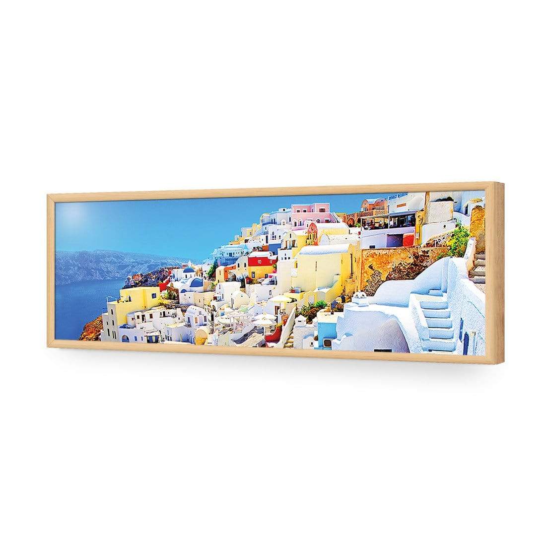 Santorini, Original (Long) - wallart-australia - Acrylic Glass No Border