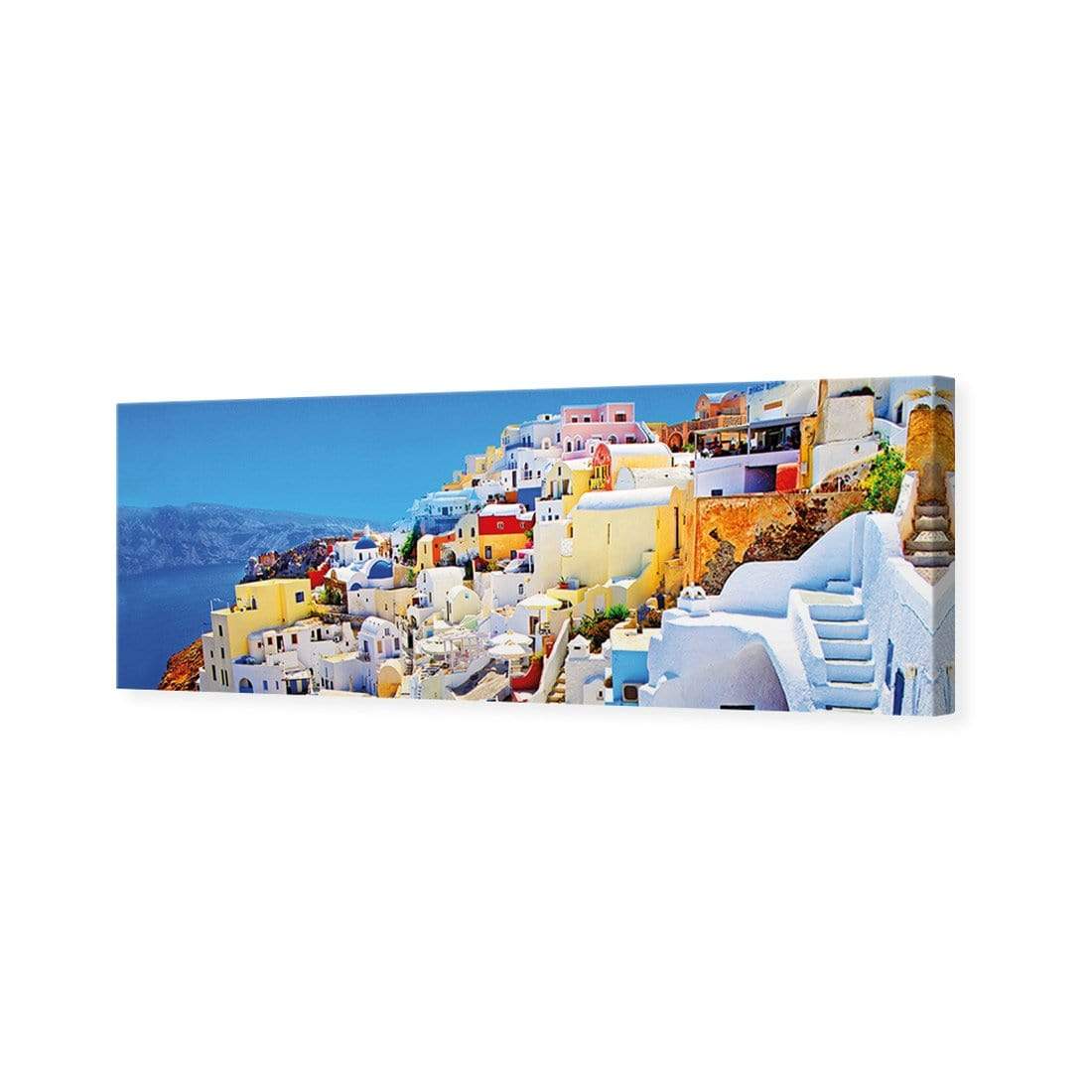 Santorini, Original (Long) - wallart-australia - Canvas