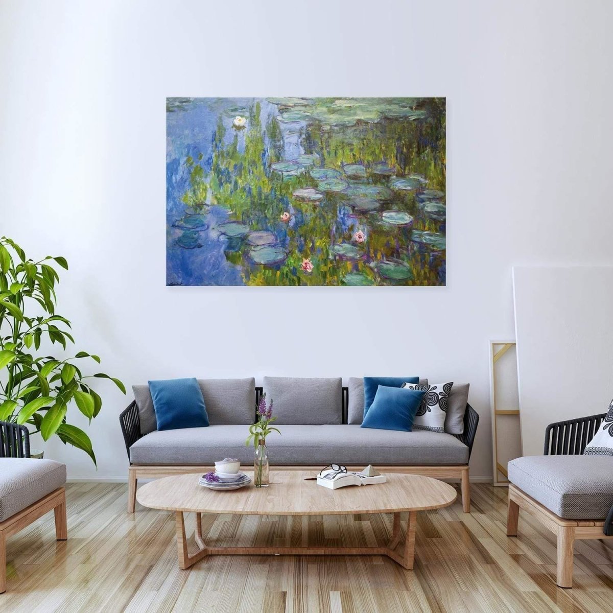 Sea Roses By Monet - wallart-australia - Canvas