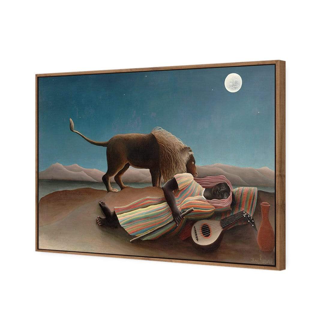 Sleeping Gypsy By Rousseau - wallart-australia - Canvas