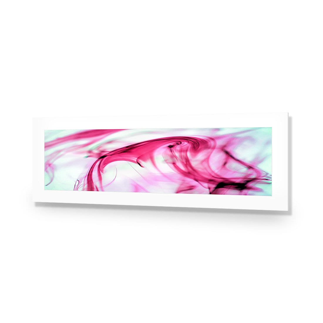 Smoke and Mirrors, Pink (long) - wallart-australia - Acrylic Glass With Border
