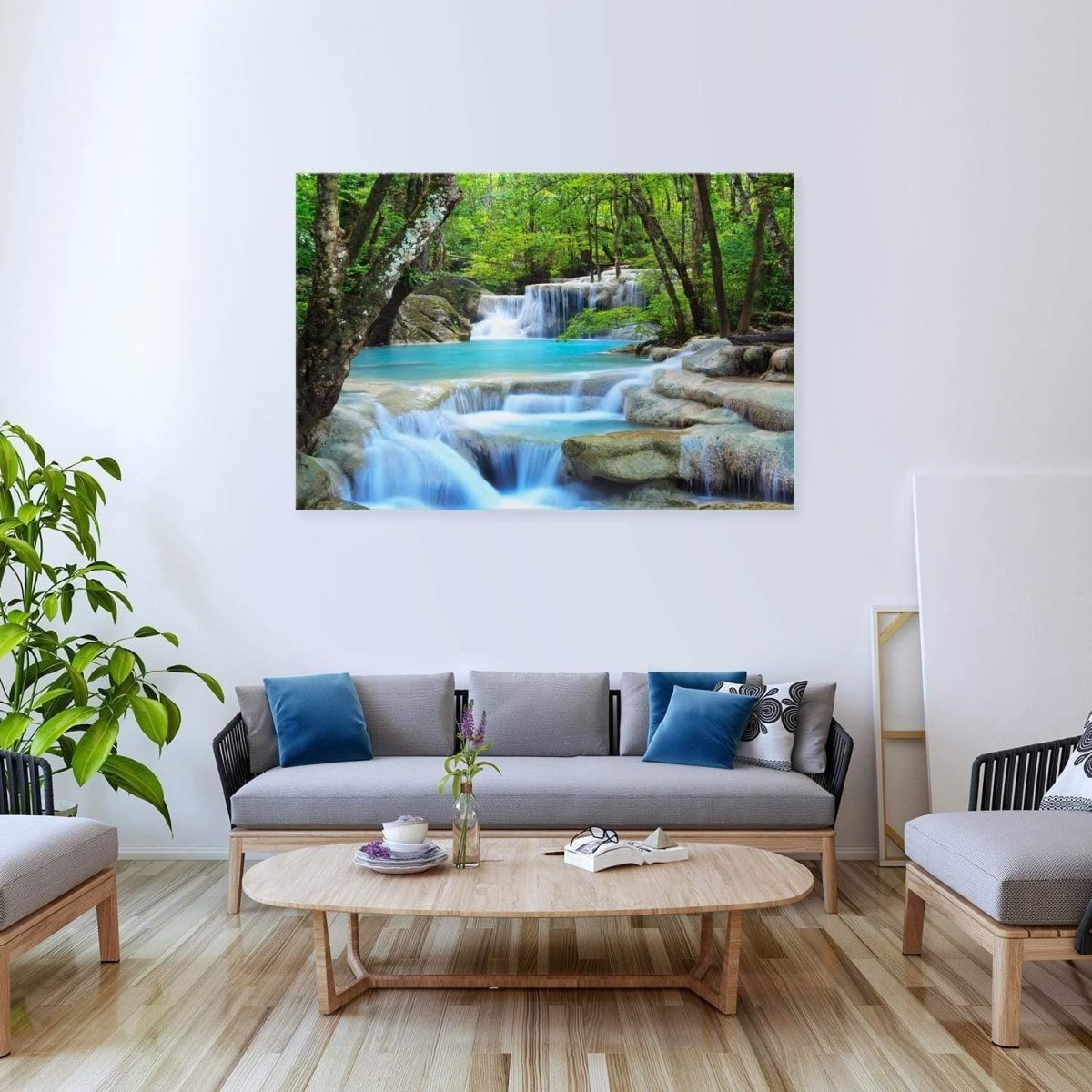 Soft Waterfalls - wallart-australia - Canvas