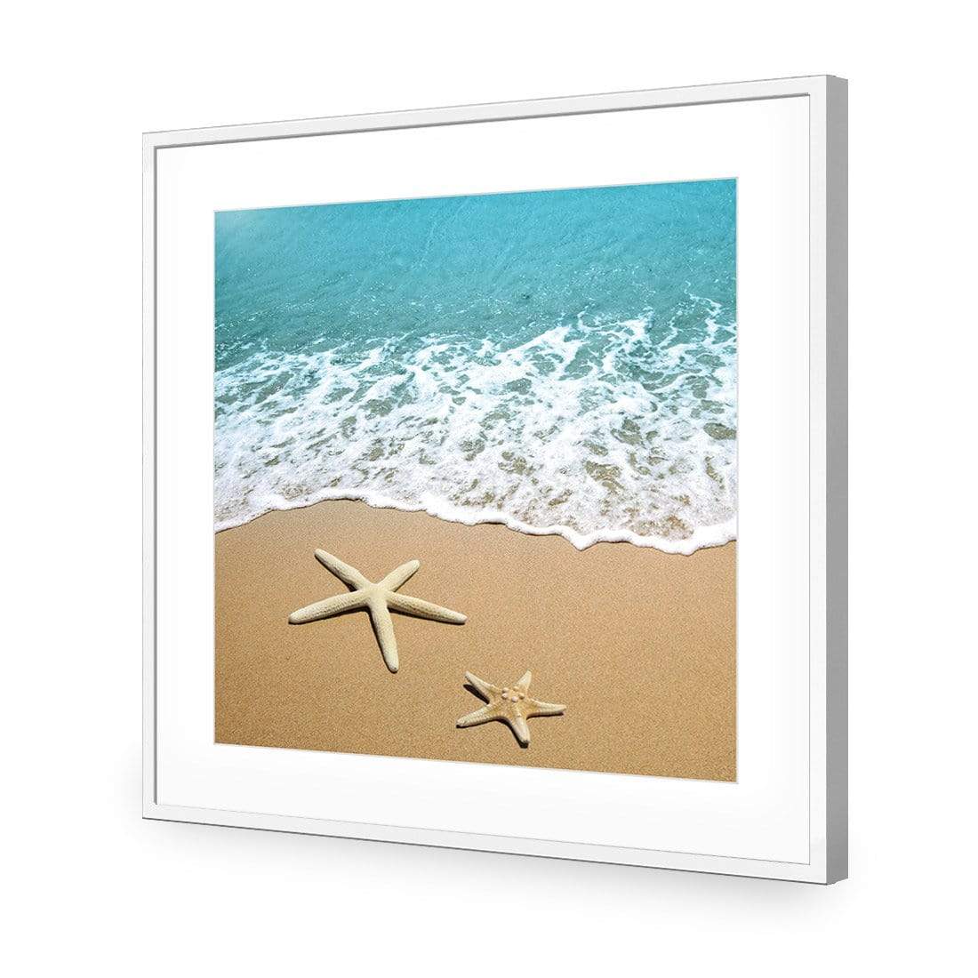 Starfish Beach (square) - wallart-australia - Acrylic Glass With Border
