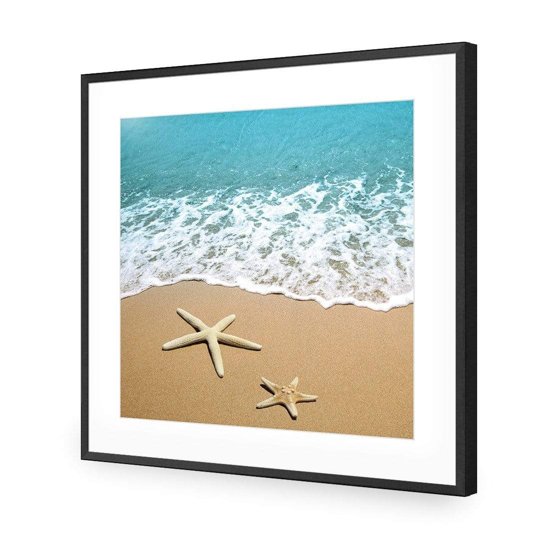 Starfish Beach (square) - wallart-australia - Acrylic Glass With Border