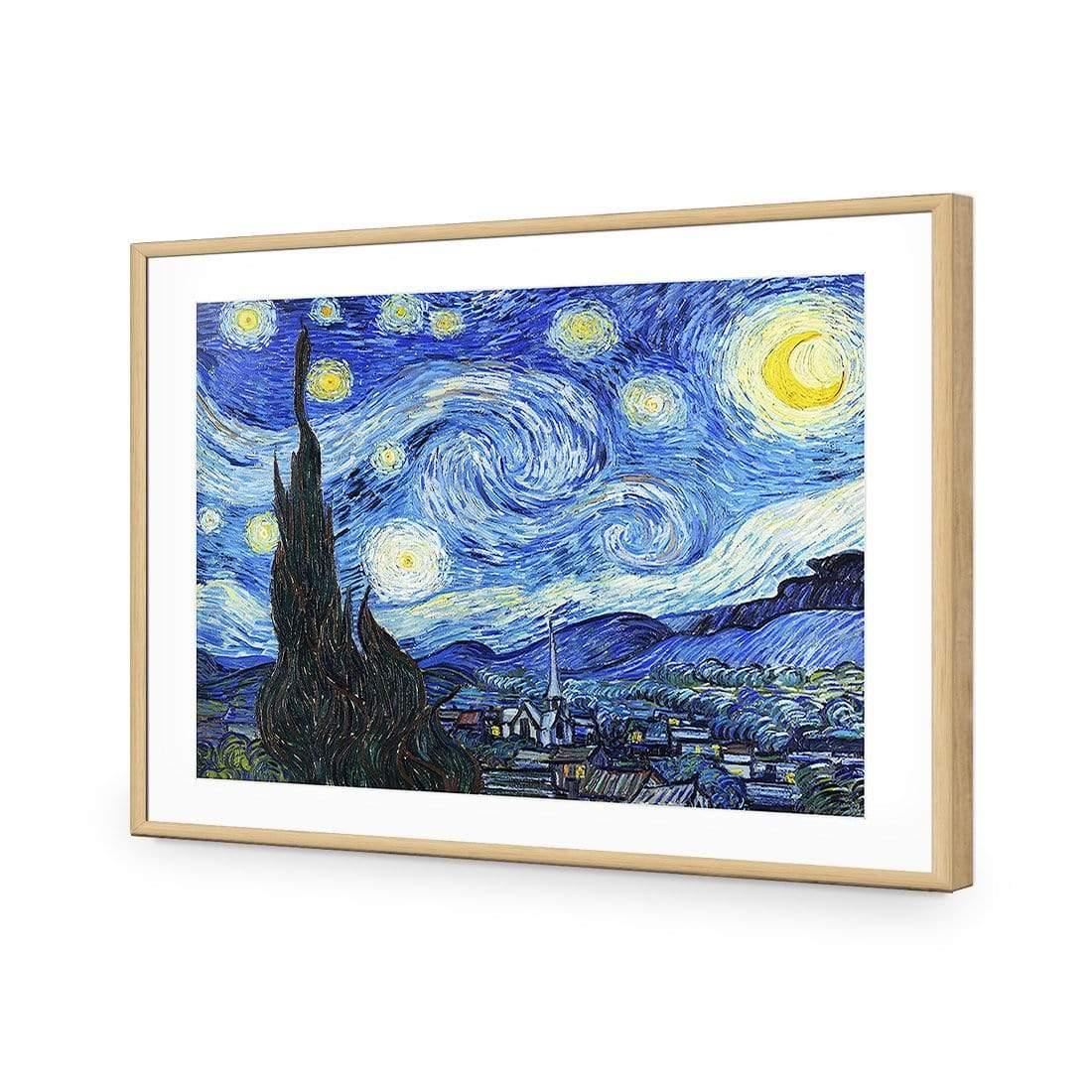 Starry Night By Van Gogh - wallart-australia - Acrylic Glass With Border