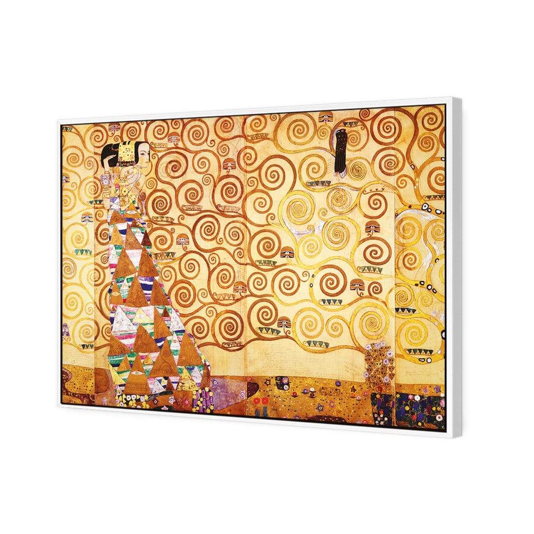 Stoclet Frieze - Expectation By Gustav Klimt - wallart-australia - Canvas