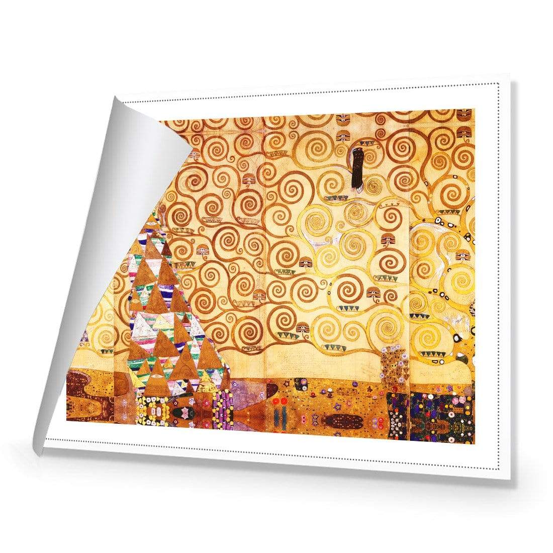 Stoclet Frieze - Expectation By Gustav Klimt - wallart-australia - Canvas
