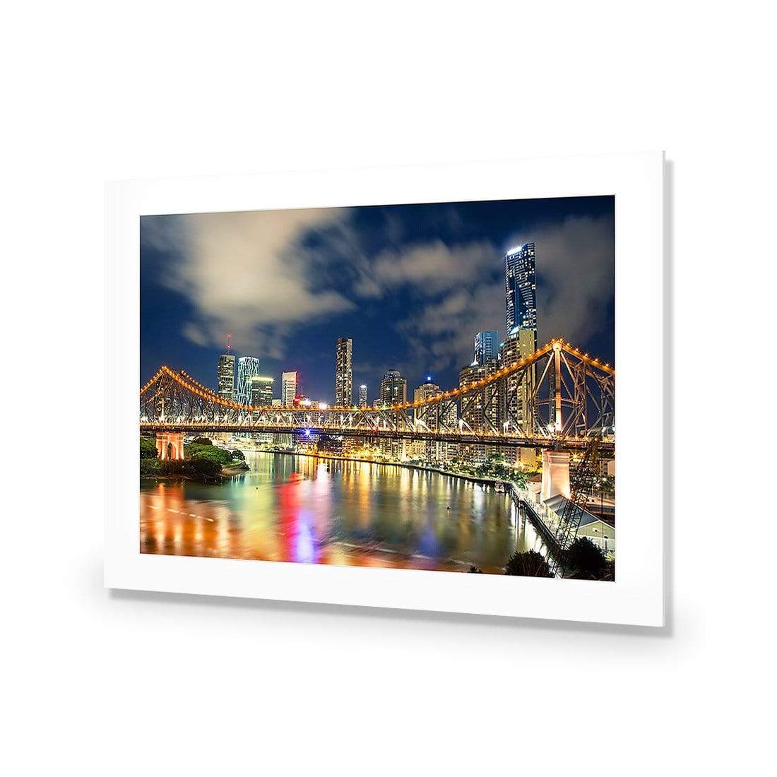 Story Bridge 2015 - wallart-australia - Acrylic Glass With Border