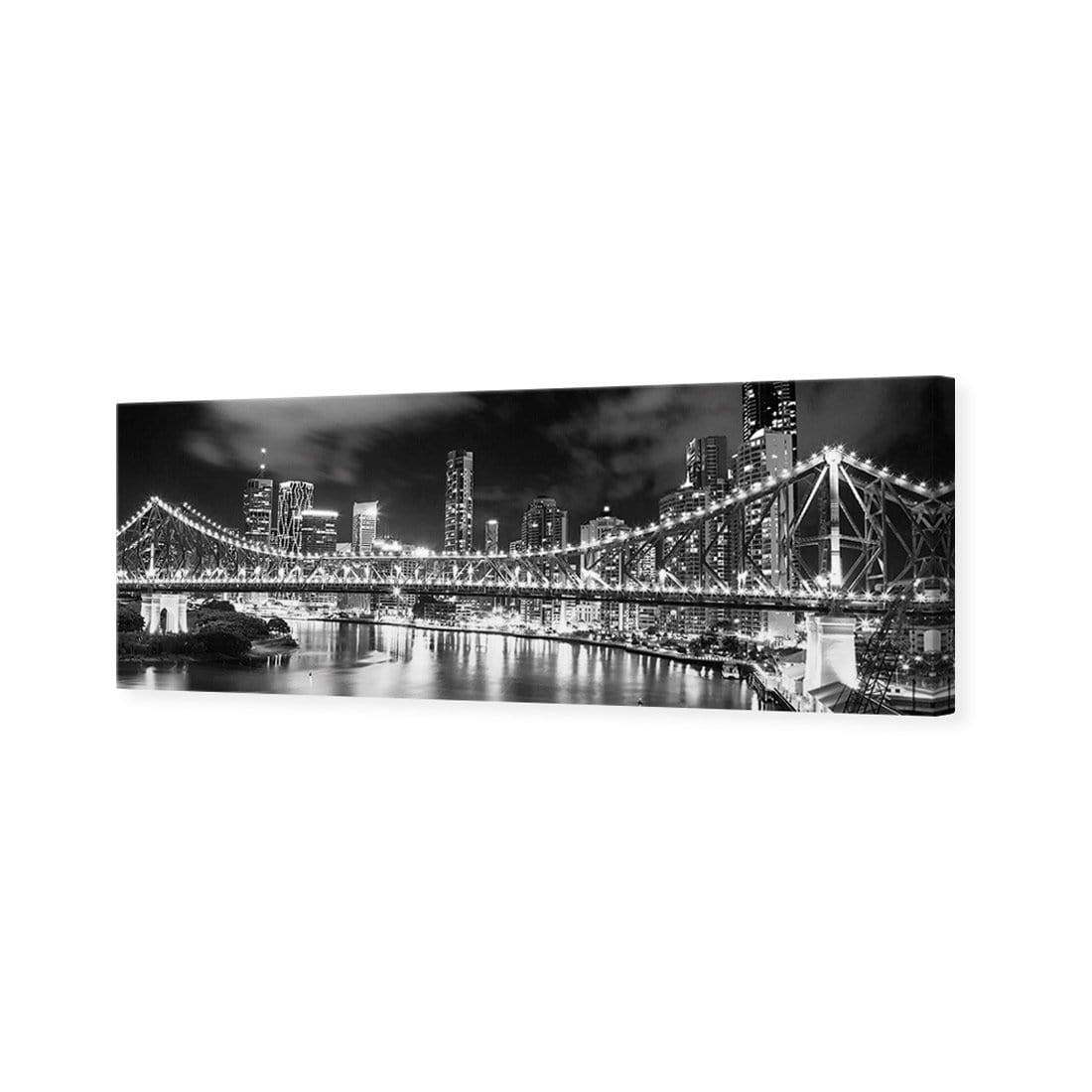 Story Bridge 2015, Black and White (long) - wallart-australia - Canvas