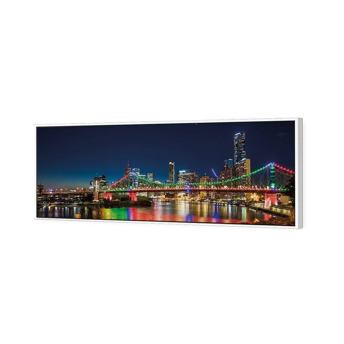 Story Bridge Alight Brisbane (Long) - wallart-australia - Canvas