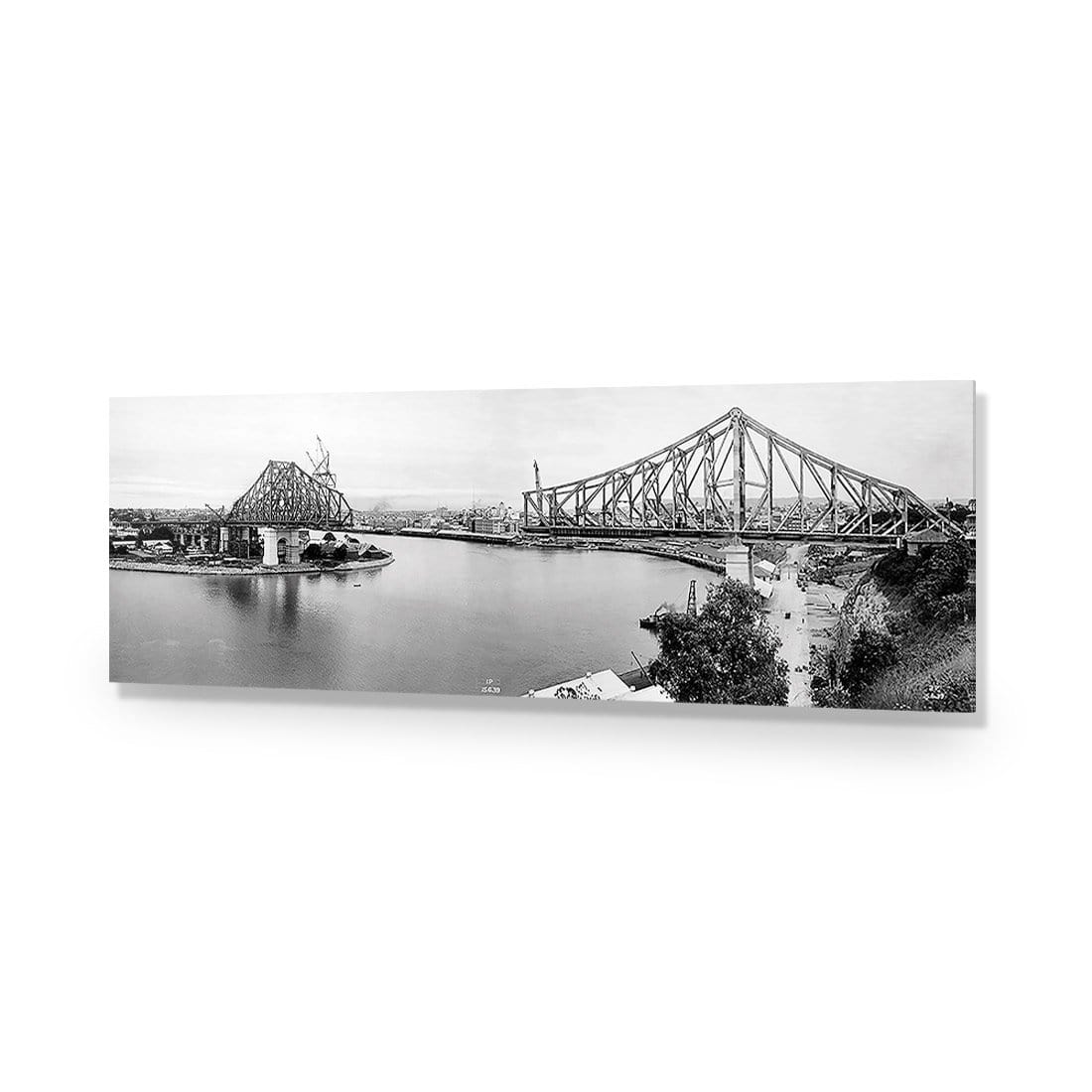 Story Bridge Construction 1939 - wallart-australia - Acrylic Glass No Border