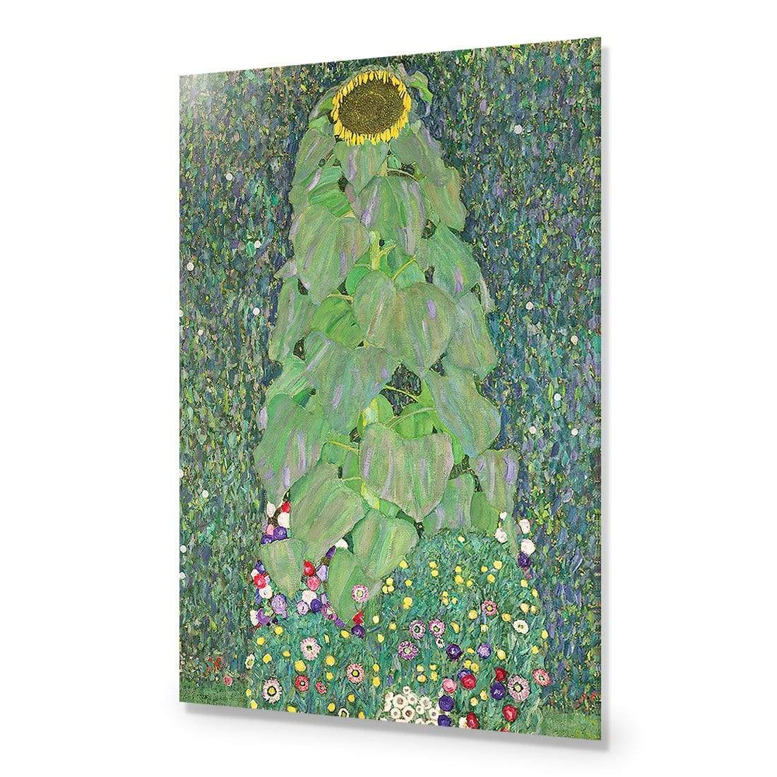 Sunflower By Gustav Klimt - wallart-australia - Acrylic Glass No Border