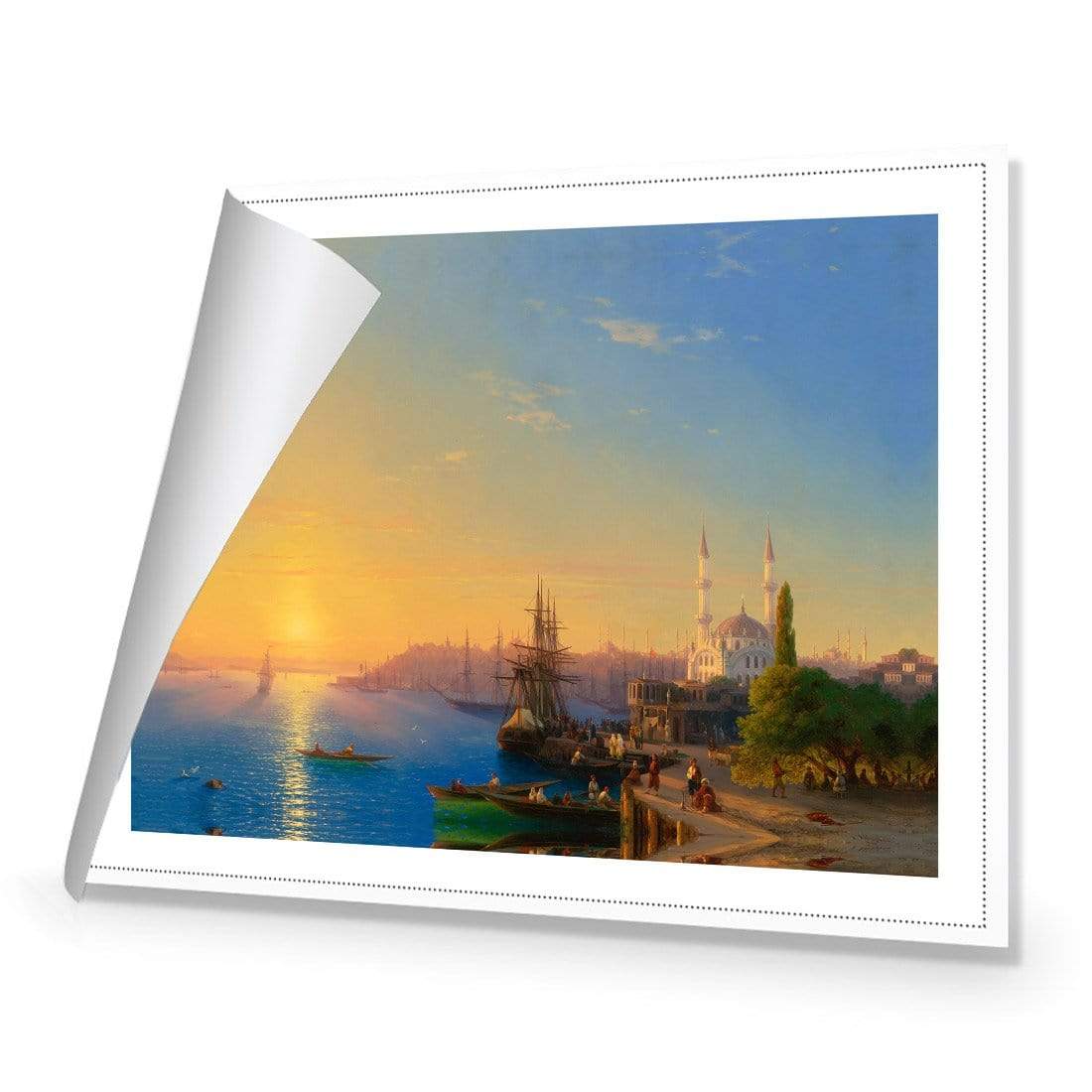 Sunset over Constantinople By Ivan Aivazovsky - wallart-australia - Canvas