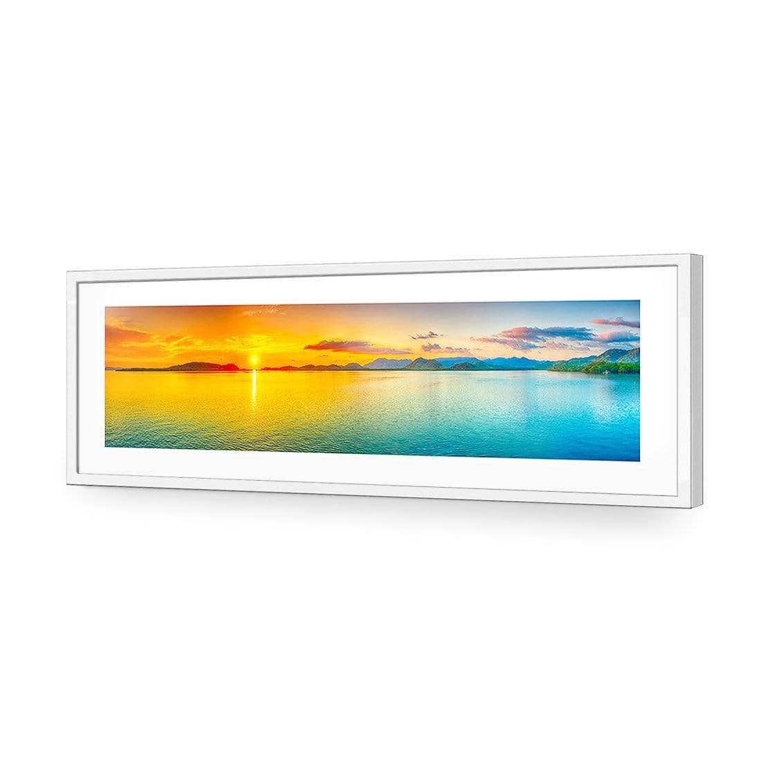 Sunset Perfection (Long) - wallart-australia - Acrylic Glass With Border