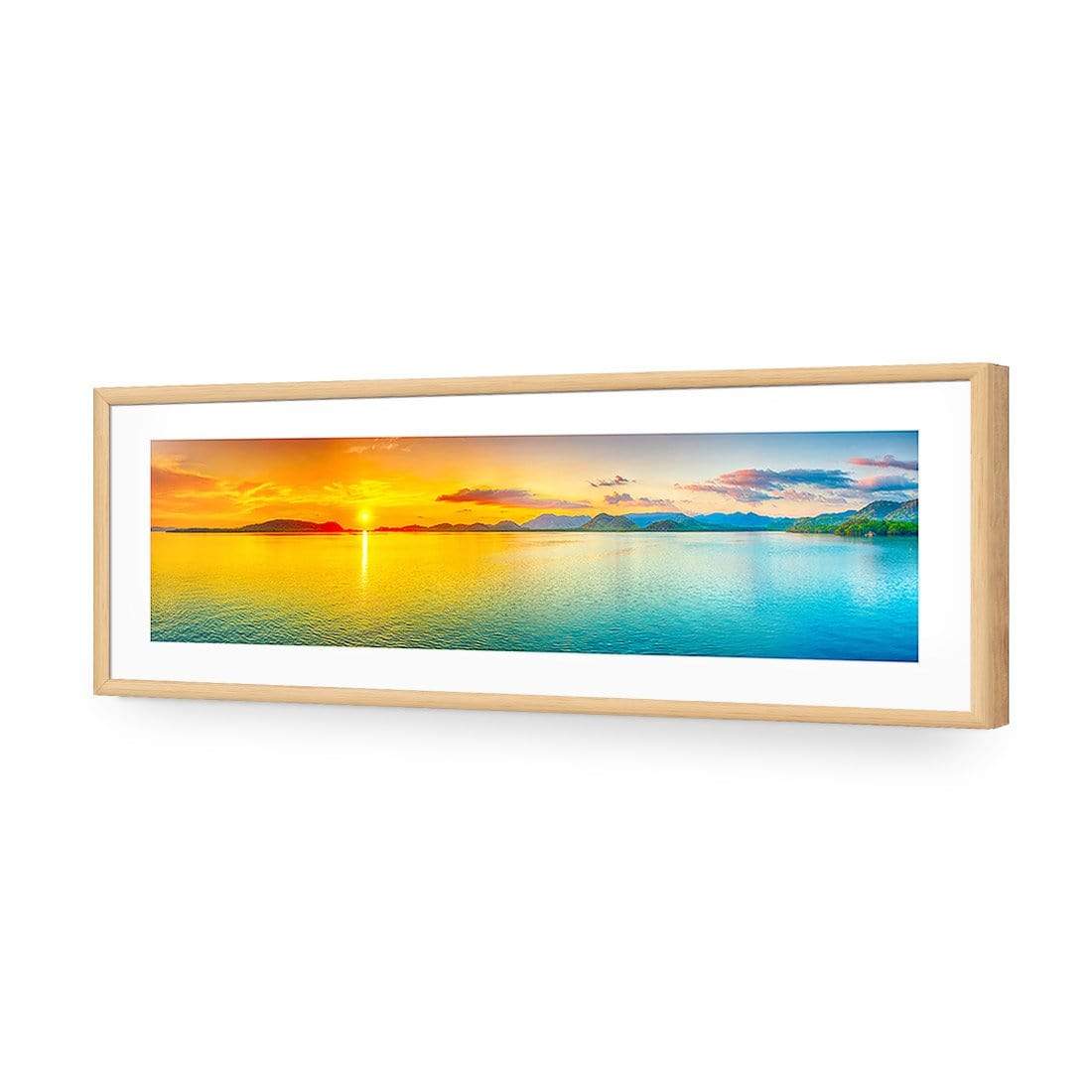 Sunset Perfection (Long) - wallart-australia - Acrylic Glass With Border