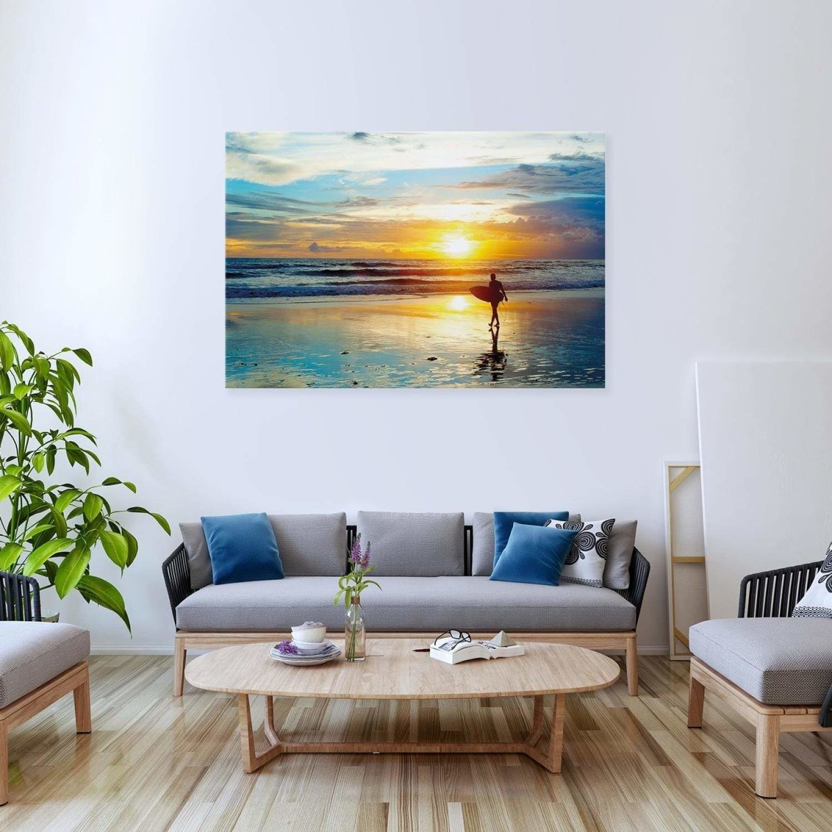 Sunset Surf - wallart-australia - Canvas
