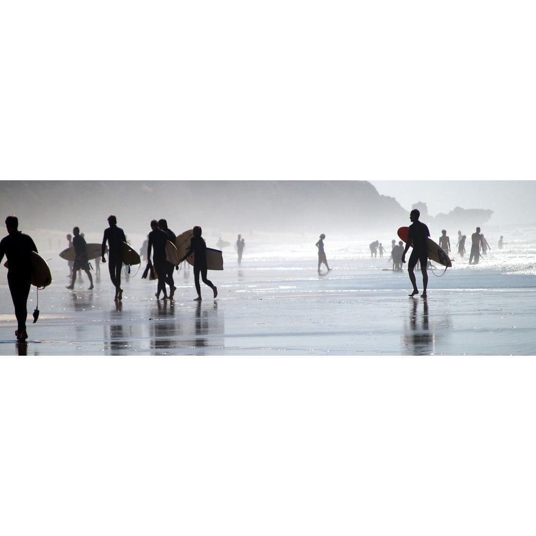 Surfers in the Mist, Original (long) - wallart-australia - Canvas