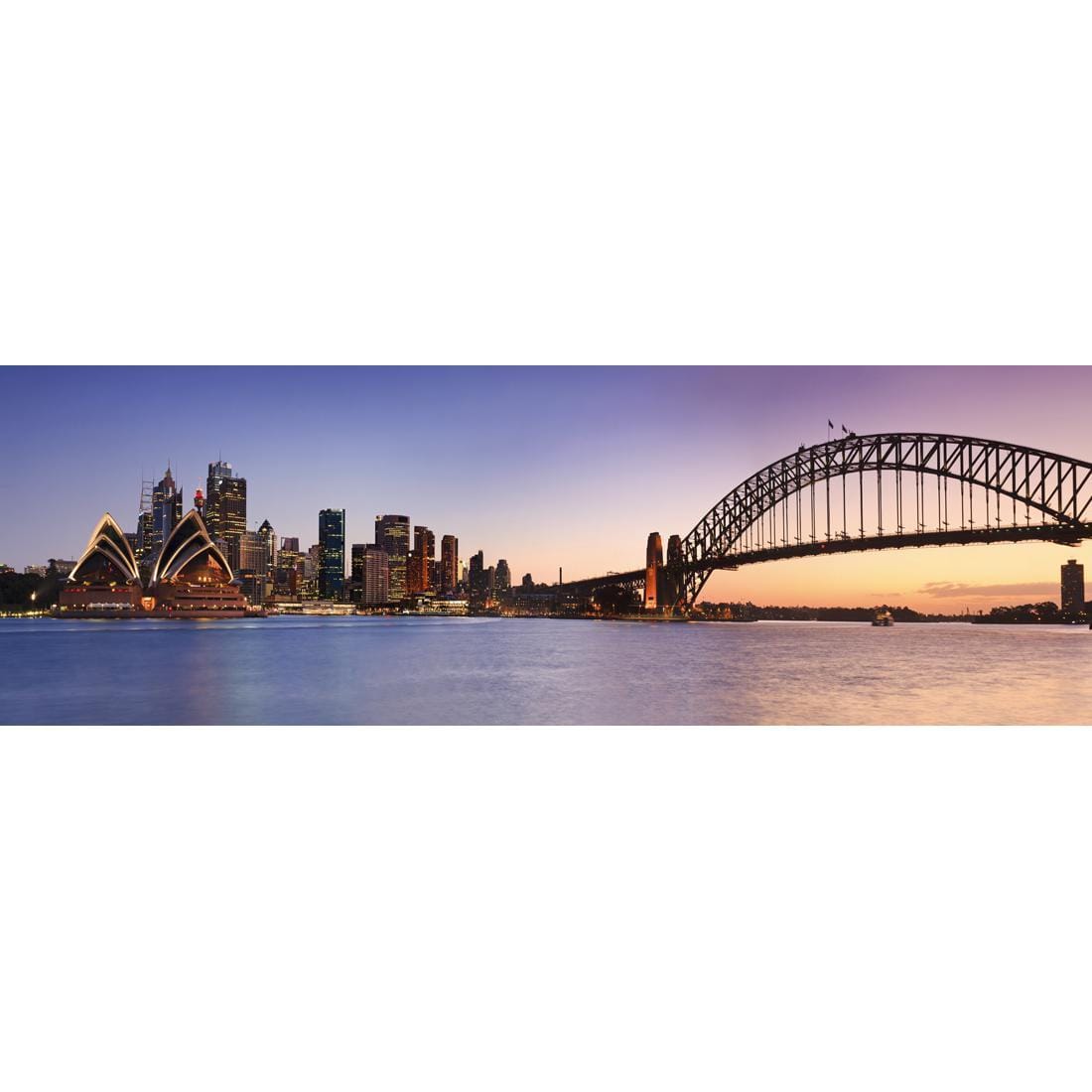 Sydney from Kirribilli (long) - wallart-australia - Canvas