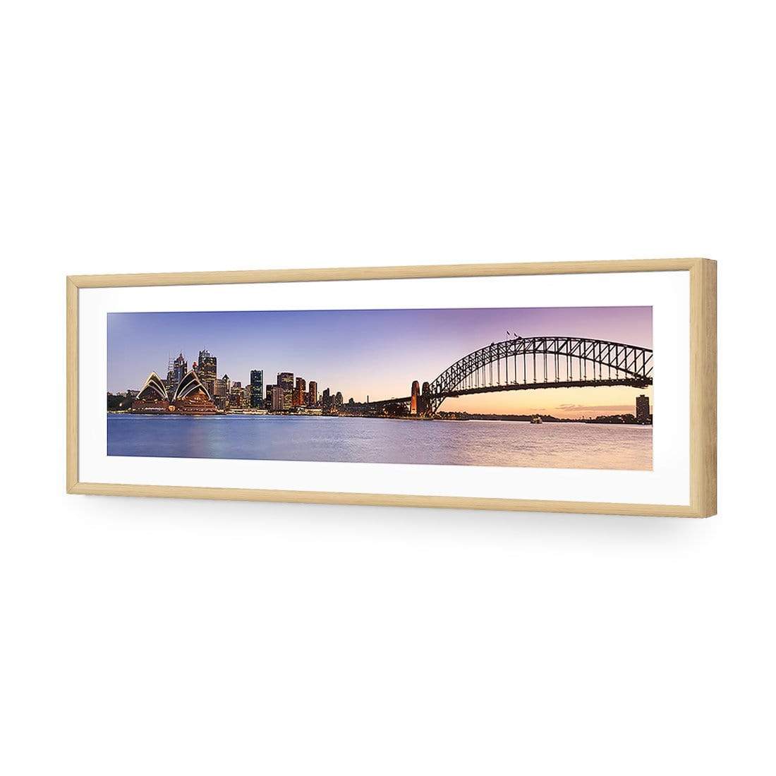 Sydney from Kirribilli (long) - wallart-australia - Acrylic Glass With Border