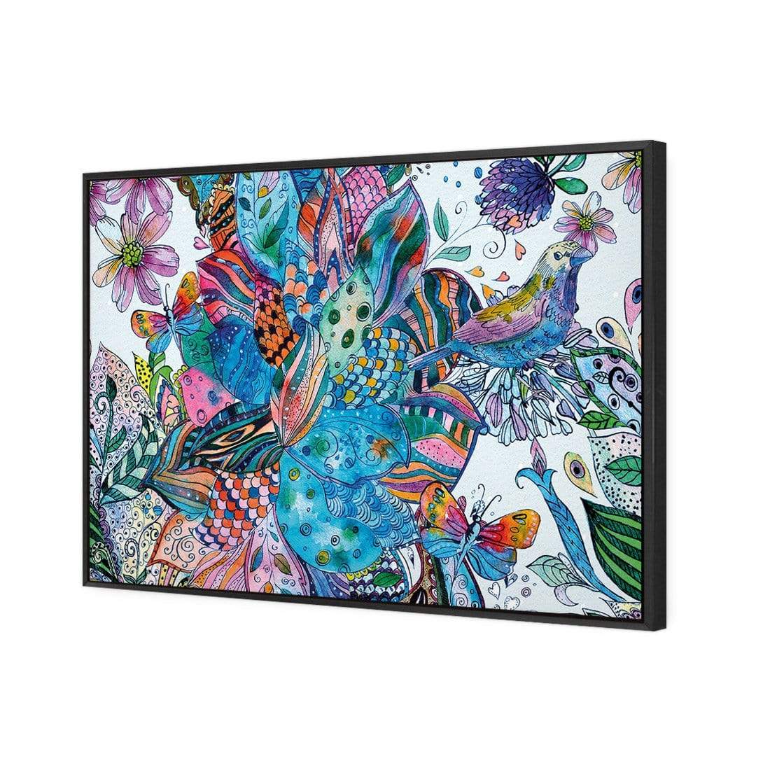 Tapestry Smorgasboard, Blue - wallart-australia - Canvas