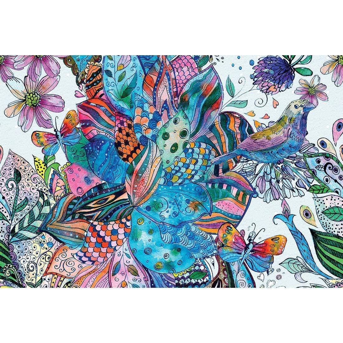 Tapestry Smorgasboard, Blue - wallart-australia - Canvas