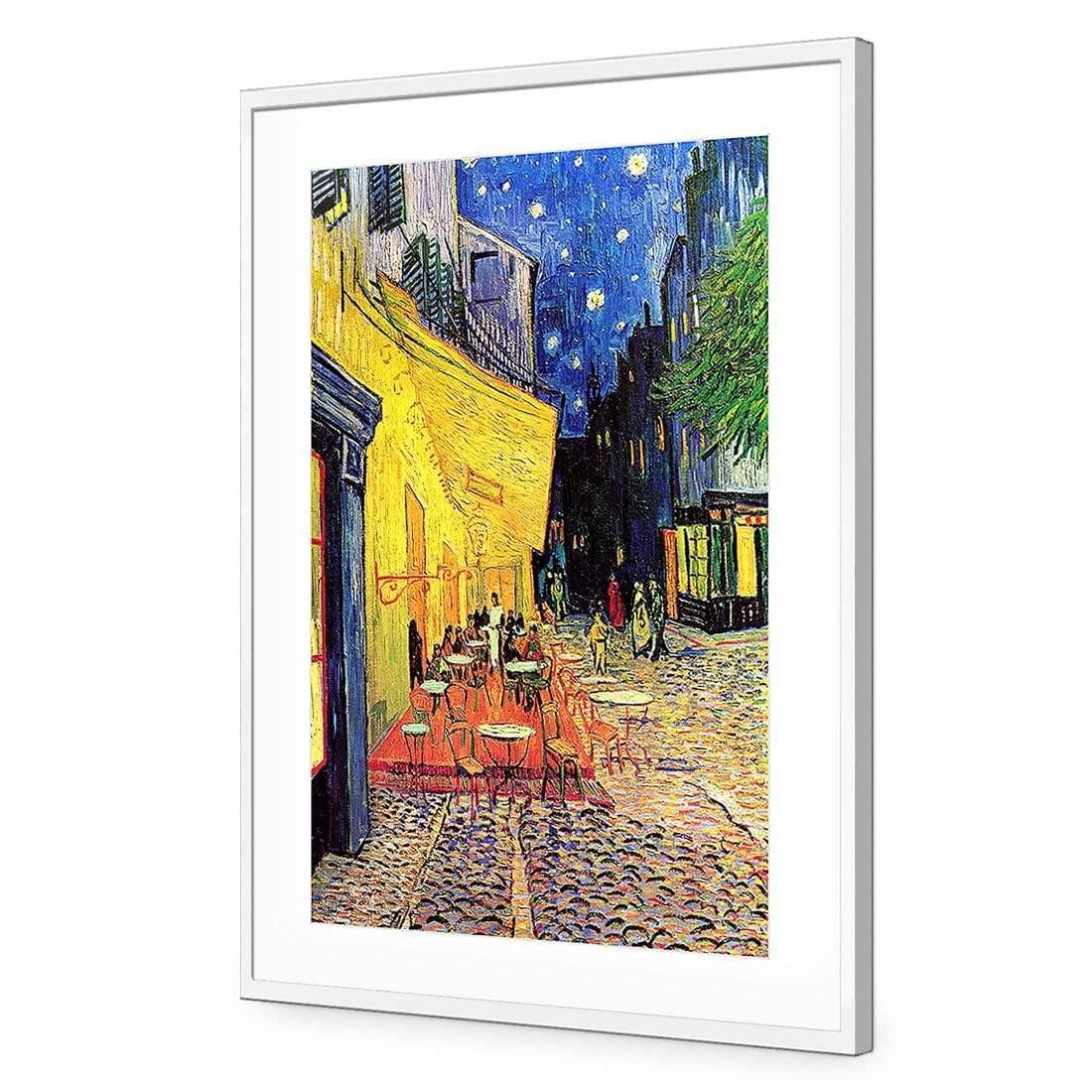The Cafe Terrace By Van Gogh - wallart-australia - Acrylic Glass With Border