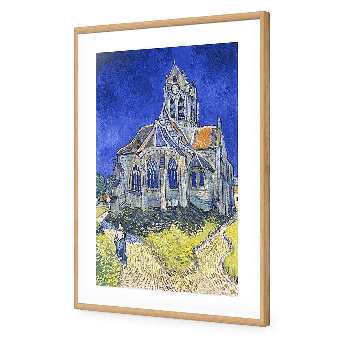 The Church at Auvers By Van Gogh - wallart-australia - Acrylic Glass With Border