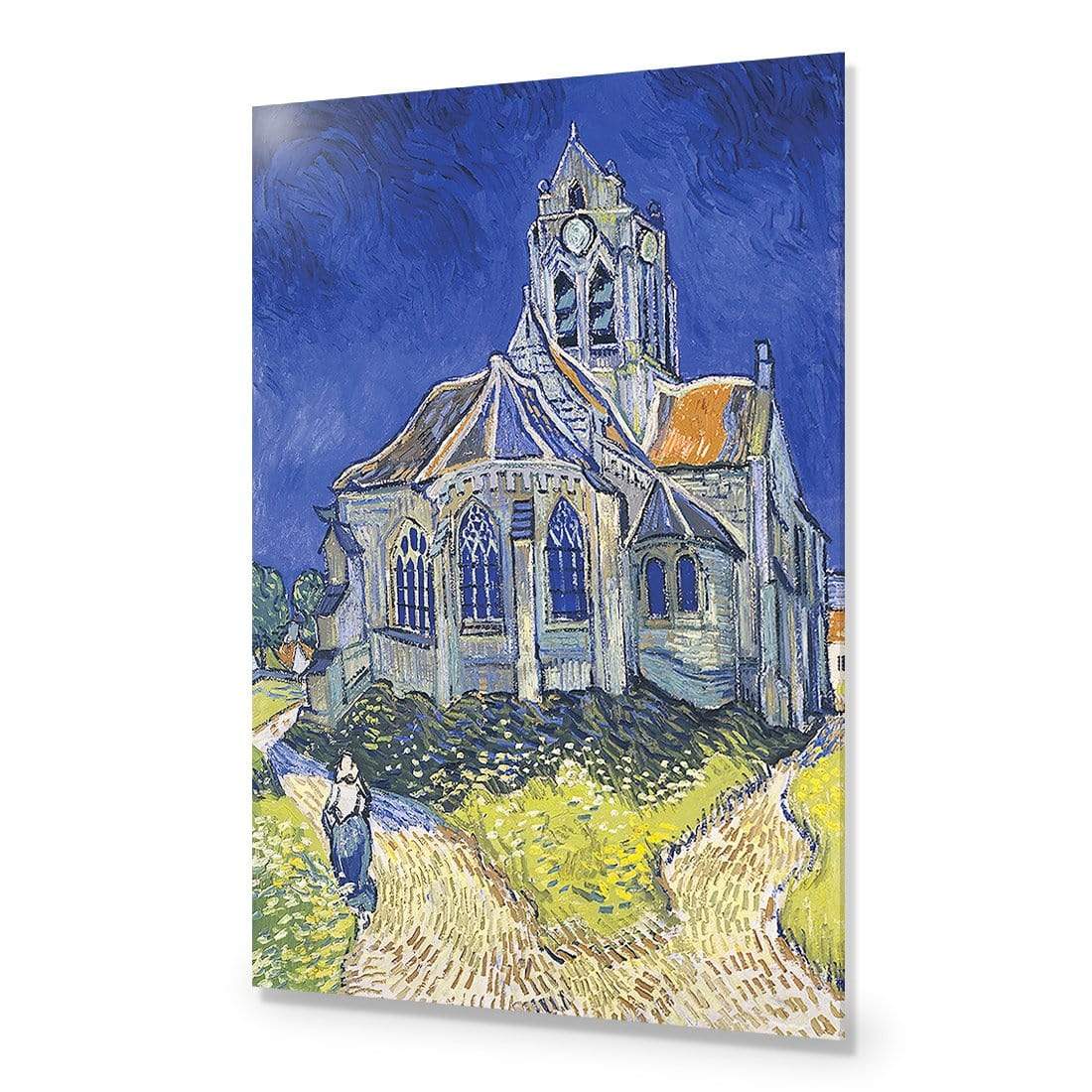 The Church at Auvers By Van Gogh - wallart-australia - Acrylic Glass No Border