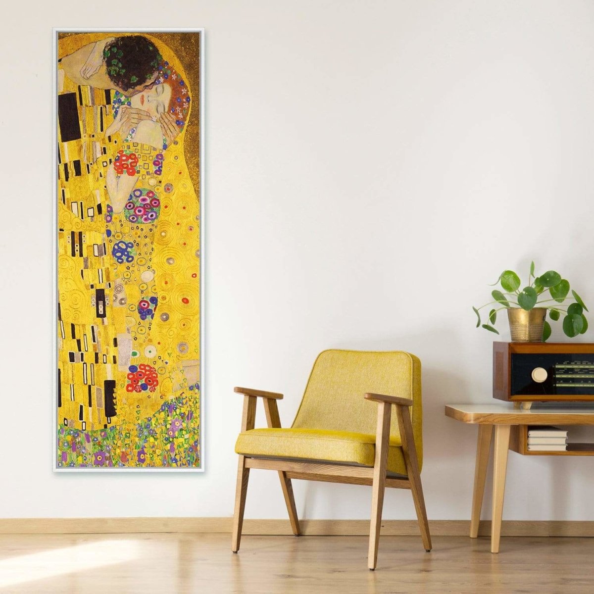 The Kiss By Gustav Klimt (long) - wallart-australia - Canvas