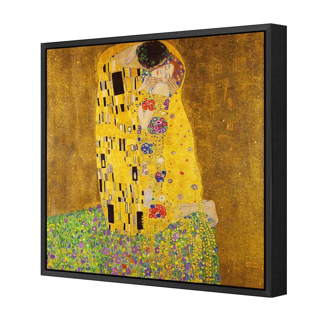 The Kiss By Gustav Klimt (square) - wallart-australia - Canvas
