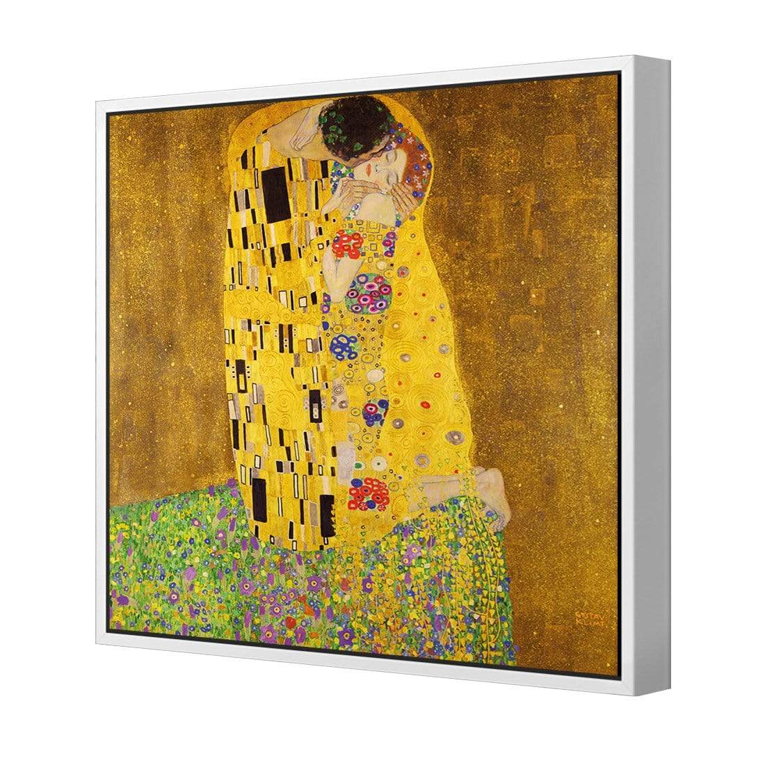 The Kiss By Gustav Klimt (square) - wallart-australia - Canvas