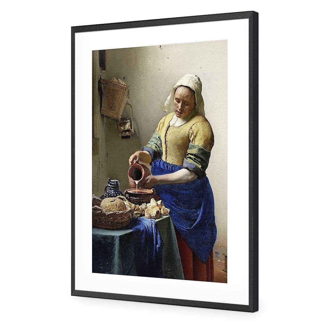 The Milkmaid By Vermeer - wallart-australia - Canvas