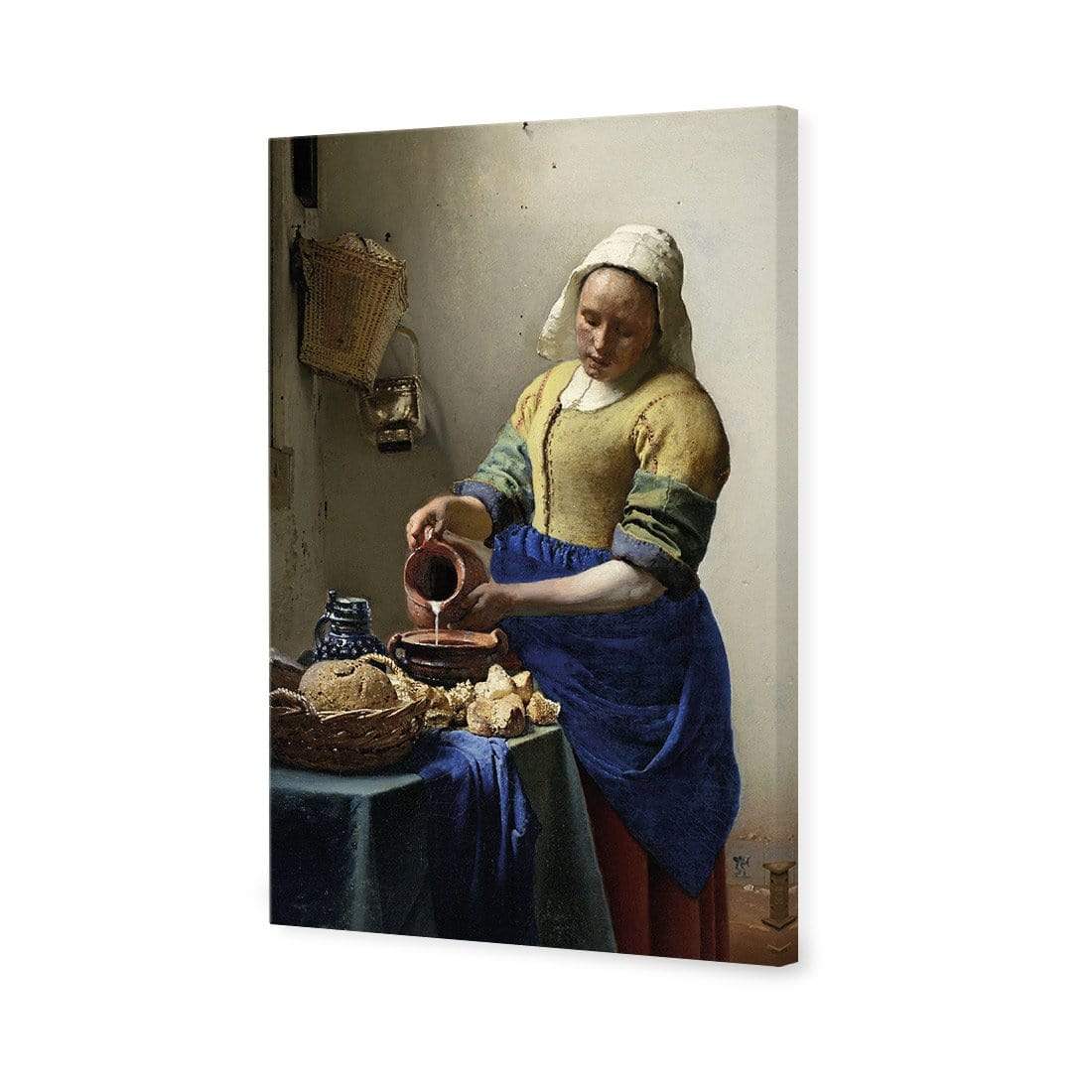 The Milkmaid By Vermeer - wallart-australia - Canvas