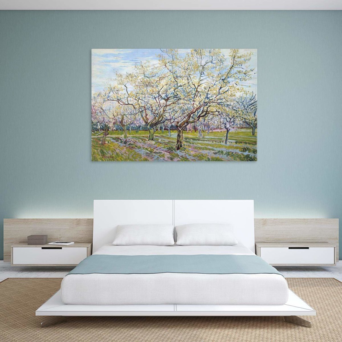 The White Orchard By Vincent Van Gogh - wallart-australia - Canvas