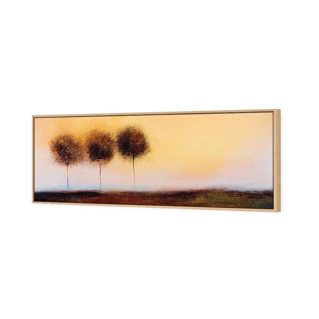 Three Cotton Trees Landscape, Original (long) - wallart-australia - Canvas