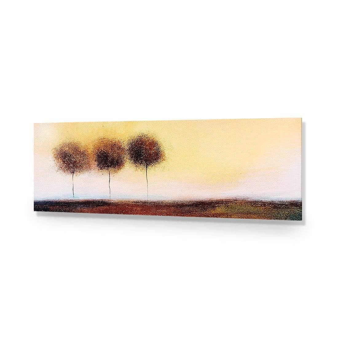 Three Cotton Trees Landscape, Original (long) - wallart-australia - Acrylic Glass No Border