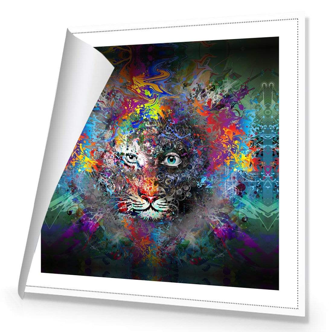 Tiger Magic (Square) - wallart-australia - Canvas