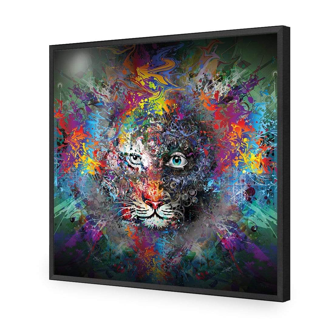Tiger Magic (Square) - wallart-australia - Acrylic Glass No Border