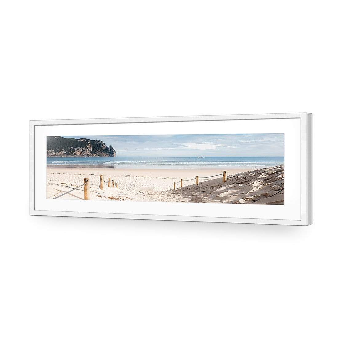 Tranquil Beach (Long) - wallart-australia - Acrylic Glass With Border