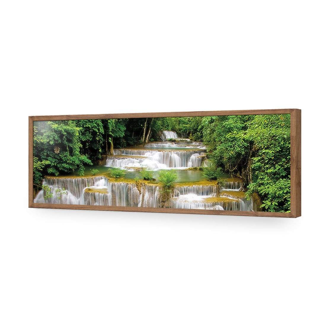 Tropical Waterfall - Horizontal, Original (Long) - wallart-australia - Acrylic Glass No Border